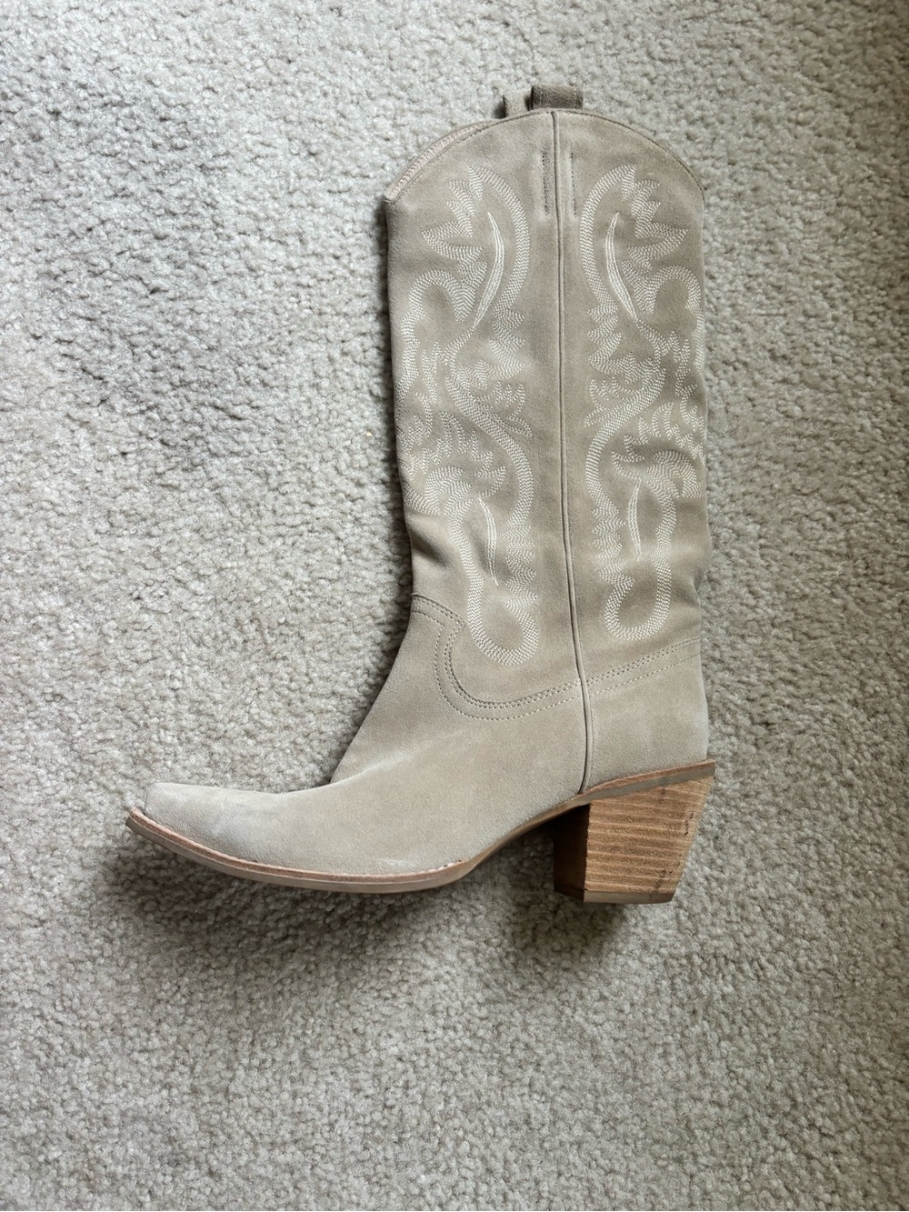 Jeffrey Campbell Rancher-K Suede Western Boots - Picture 4 of 6
